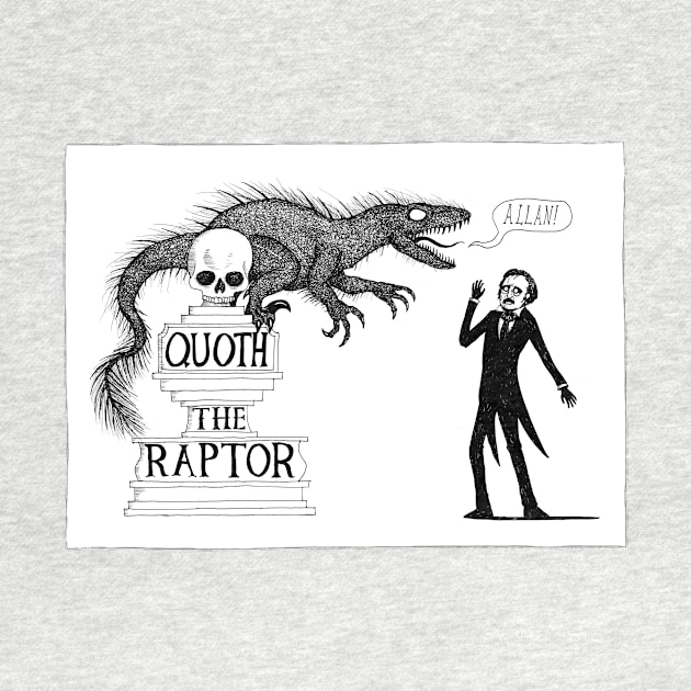 Quoth the Raptor Nevermore by djrbennett